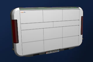 Grössen und Anzahl der Schliessfächer können den Bedürfnissen entsprechend zusammengestellt werden.