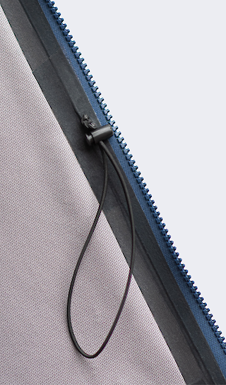 Verklebte Nähte / wasserfester Reissverschluss